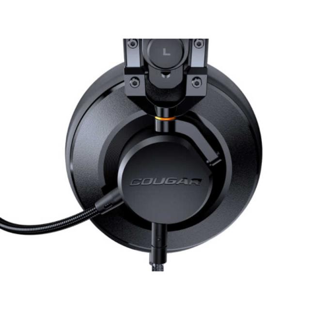 COUGAR　ゲーミング ヘッドセット φ3.5mmミニプラグ ヘッドバンドタイプ　CGR-P53B-550