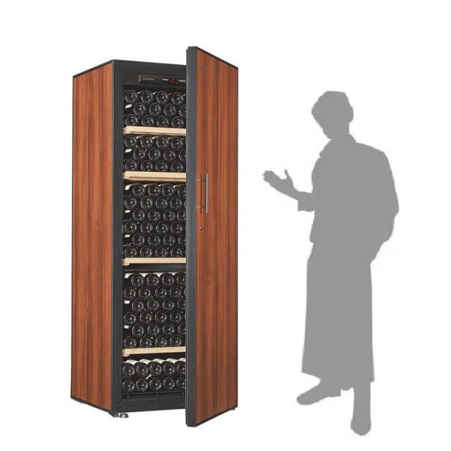 アルテビノ　ワインセラー プレーン扉 230本 右開き 棚板4枚 OGシリーズ タバコ 茶色 　OG04-TB（標準設置無料） アルテビノ ワインセラー プレーン扉 230本 右開き 棚板4枚 OGシリーズ