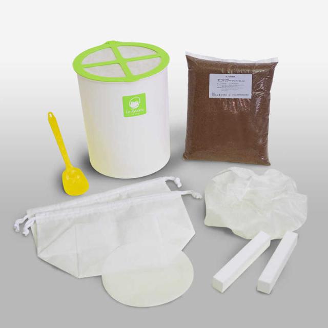 エコクリーン　室内型家庭用生ごみ処理機 エコクリーン ル･カエル基本セット [バイオ式]　SKS110