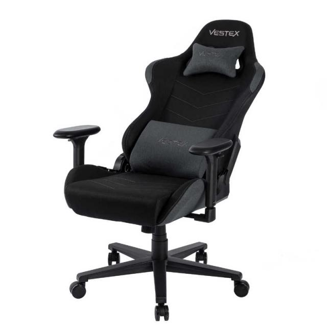 ルームワークス　ゲーミングチェア ［W720xD720xH1205〜1275mm］ VESTEX S1シリーズ(フットレストなし) ブラック　VES-S1BK_2