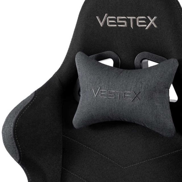 ルームワークス　ゲーミングチェア ［W720xD720xH1205〜1275mm］ VESTEX S1シリーズ(フットレストなし) ブラック　VES-S1BK_4