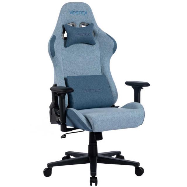 ルームワークス　ゲーミングチェア ［W720xD720xH1205〜1275mm］ VESTEX S1シリーズ(フットレストなし) ブルー　VES-S1BL