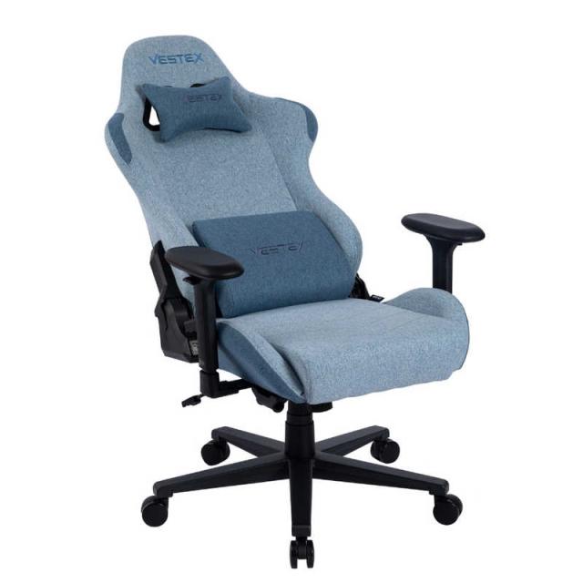 ルームワークス　ゲーミングチェア ［W720xD720xH1205〜1275mm］ VESTEX S1シリーズ(フットレストなし) ブルー　VES-S1BL_2