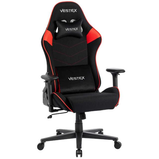 ルームワークス　ゲーミングチェア ［W720xD720xH1205〜1275mm］ VESTEX S2シリーズ(フットレストなし) レッド　VES-S2RD