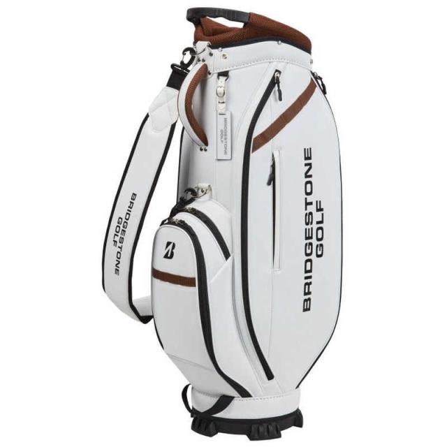 ブリヂストン　軽量シンプルスポーティモデル キャディーバック ホワイト　CB2524
