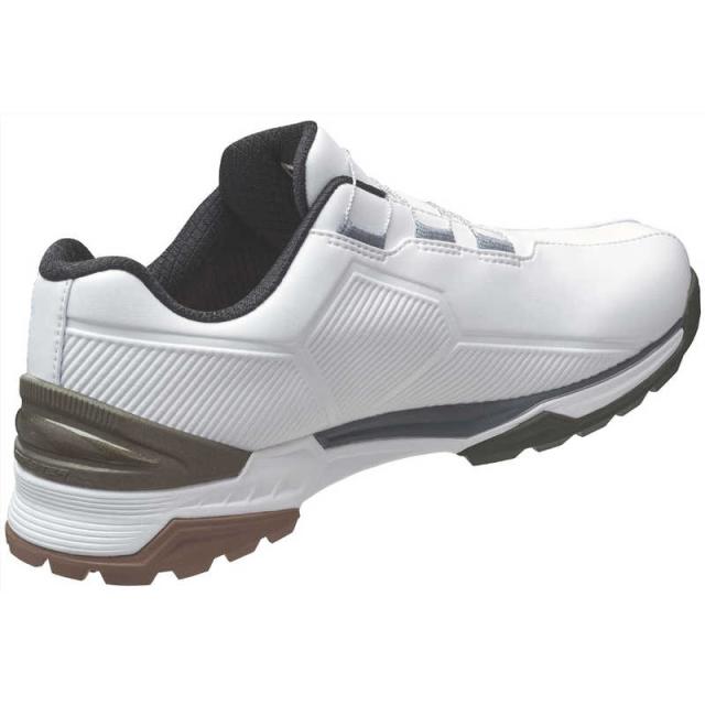 ブリヂストン　ゴルフシューズ ゼロ・スパイク バイター ワイド ［メンズ / 26.0cm / 幅：4E］ ホワイト×オリーブ　SH2507