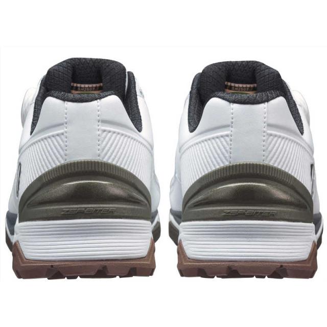 ブリヂストン　ゴルフシューズ ゼロ・スパイク バイター ワイド ［メンズ / 28.0cm / 幅：4E］ ホワイト×オリーブ　SH2507