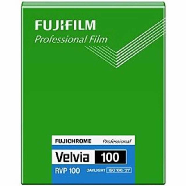 富士フイルム FUJIFILM ｢シートフィルム｣ベルビア100 4×5インチ 20枚入