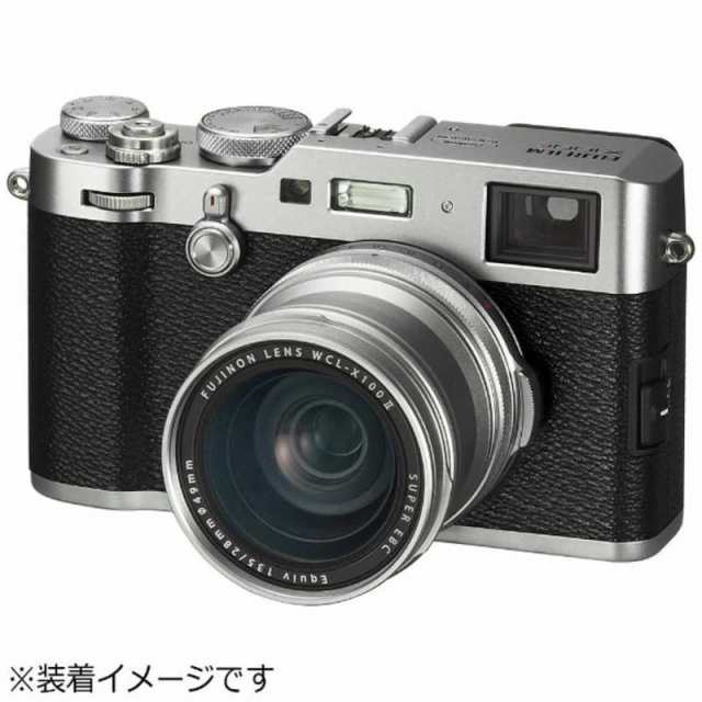 富士フイルム　FUJIFILM　ワイドコンバージョンレンズ 　WCL-X100 II シルバー