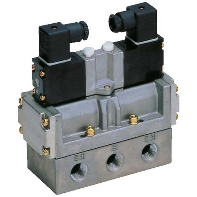 CKD　4Fシリーズパイロット式5ポート弁セレックスバルブ　4F52015AC200Vの通販は