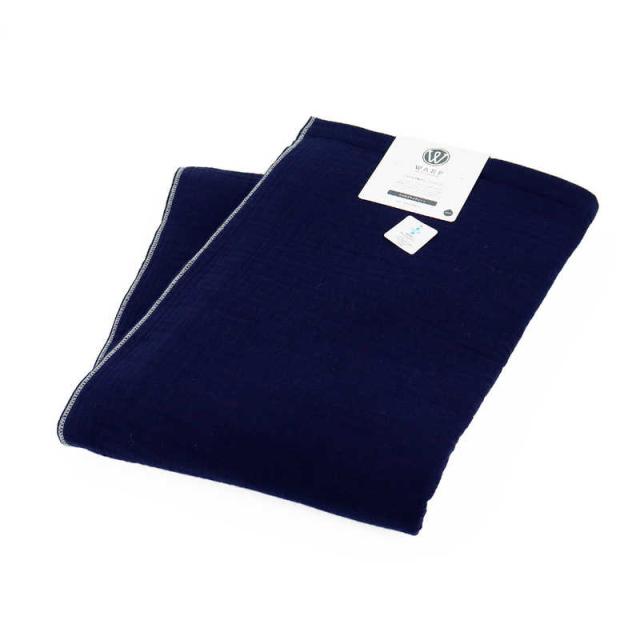 タオル美術館　WARP マルチブランケットL ネイビー　の通販は