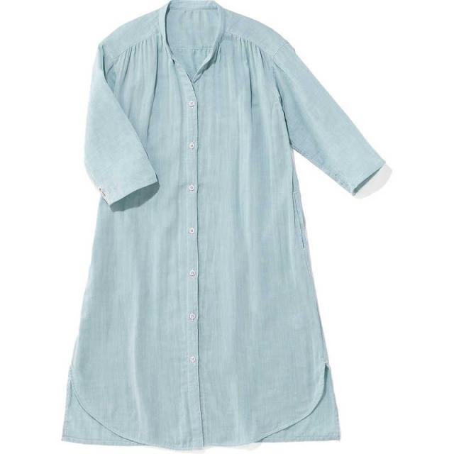 タオル美術館　cococi beauty シャルロット ガーゼシャツワンピース Lサイズ ラベンダー　の通販は