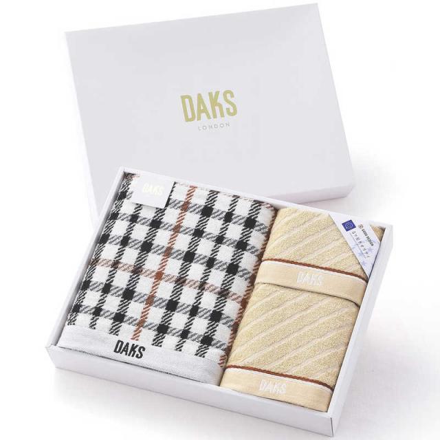 タオル美術館　NEWハウスチェック ウォッシュタオル フェイスタオル バスタオルベージュ DAKS　の通販は 5,060円