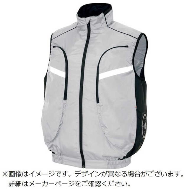 アイトス　物流作業対応型 空調服ベスト ( 空調服 TM) シルバー LL　AZ50195-003-LL