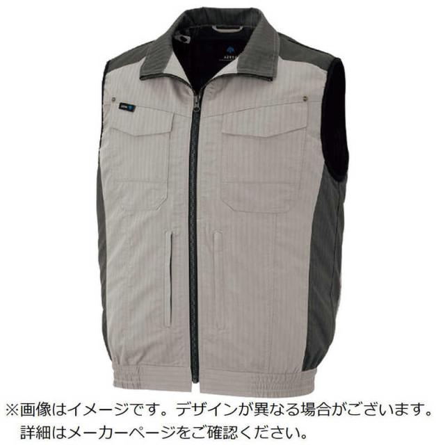 アイトス　空調服用ベスト ( 空調服 TM ) シルバーグレー 4L　AZ306970034L