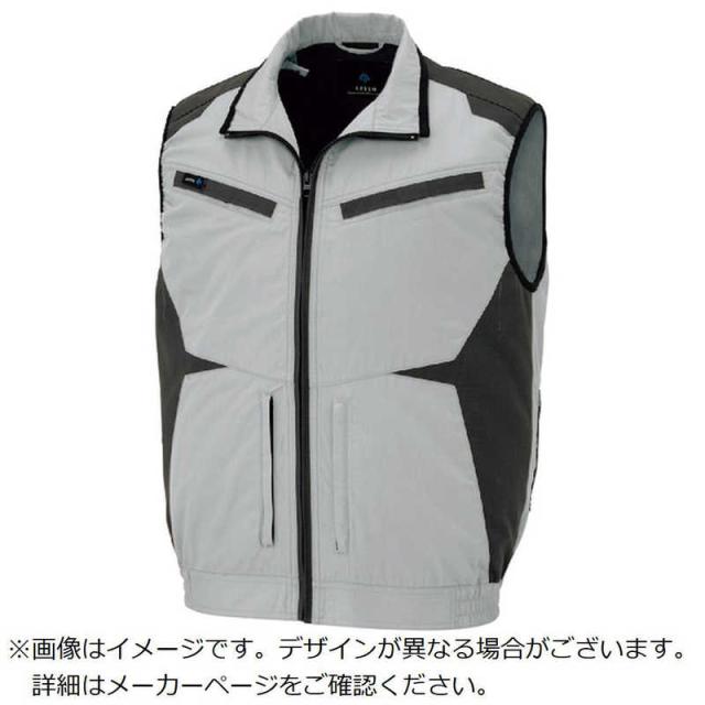 アイトス　空調服用ベスト ( 空調服 TM ) シルバーグレー 6L　AZ305870036L