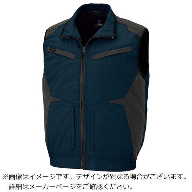 アイトス　空調服用ベスト ( 空調服 TM ) ディープネイビー 6L　AZ305870186L