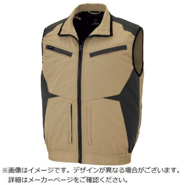アイトス　空調服用ベスト ( 空調服 TM ) カーキ 6L　AZ305870256L