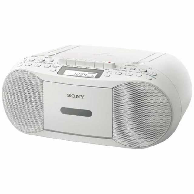 ソニー SONY CD ラジオカセットレコーダー ホワイト CFD-S70 WC - ラジオ