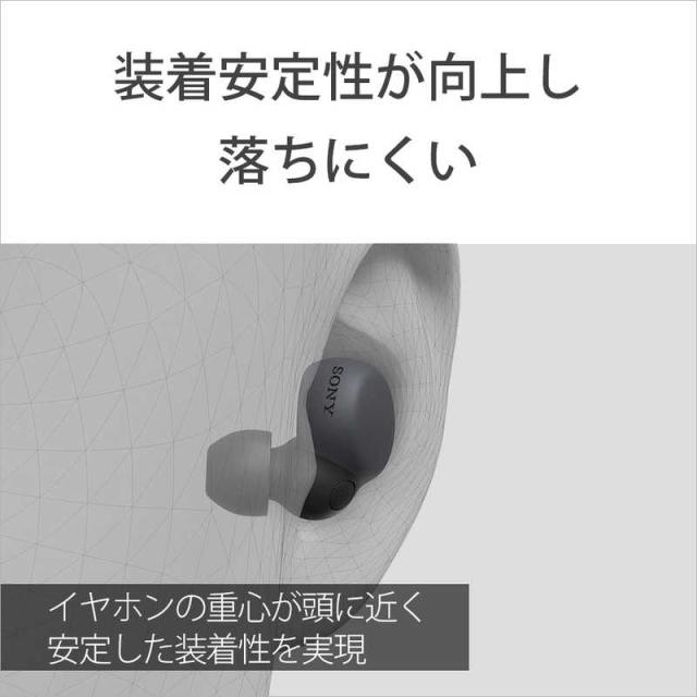 ソニー　SONY　フルワイヤレスイヤホン WF-LS900N LinkBuds S ブラック [ ワイヤレス ( 左右分離 ) / ノイズキャンセリング 対応 / Bluetooth 対応 ] 　