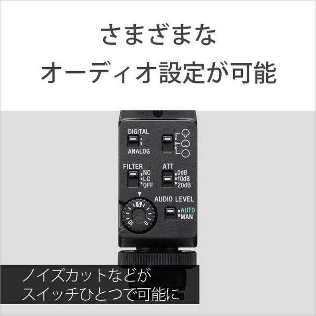 ソニー　SONY　ショットガンマイクロホン 　ECM-B10の通販は