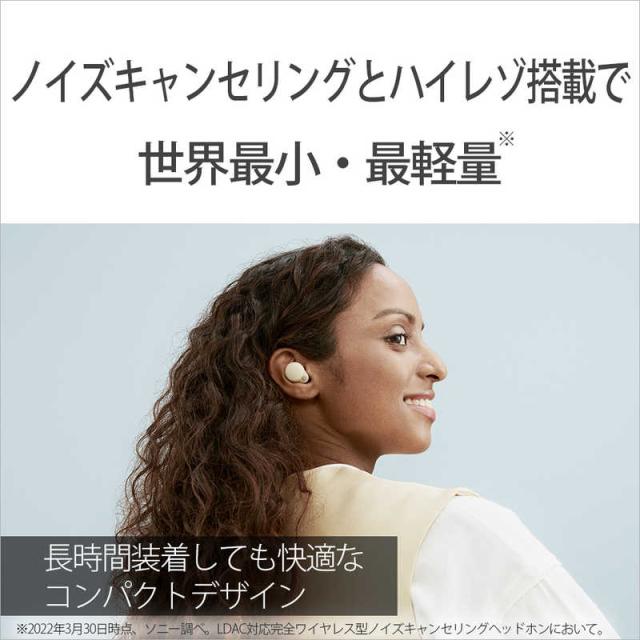 ソニー　SONY　イヤホン フルワイヤレスイヤホン ノイズキャンセリング対応 LinkBuds S エクリュ　WF-LS900N CC_2