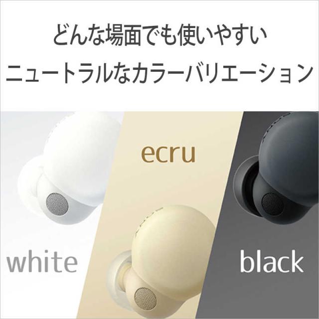 ソニー　SONY　イヤホン フルワイヤレスイヤホン ノイズキャンセリング対応 LinkBuds S エクリュ　WF-LS900N CC_11
