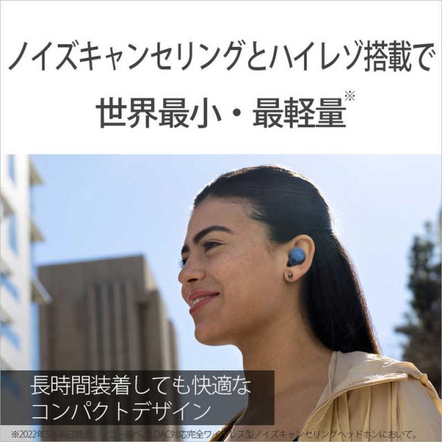 ソニー　SONY　イヤホン フルワイヤレスイヤホン ノイズキャンセリング対応 リモコン･マイク対応 LinkBuds S アースブルー　WF-LS900N LC_4