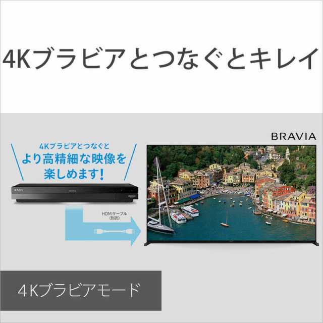 ソニー SONY ブルーレイレコーダー 2TB 2番組同時録画 BDZ-FBW2200