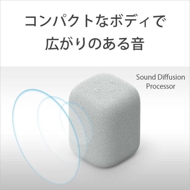 ソニー　SONY　ブルートゥーススピーカー SRS-LS1 HC LinkBuds Speaker ［防滴 /Bluetooth対応］ ライトグレー　SRS-LS1 HC_7