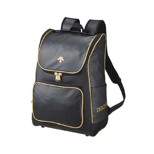 デサント　DESCENTE バックパック ブラック×ゴールド F 　DB4FBP00U_25SS