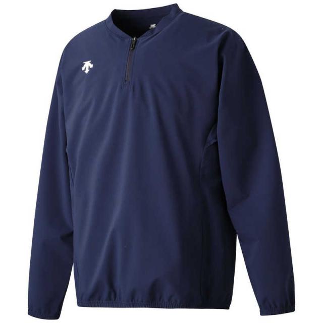 デサント　DESCENTE 長袖 ストレッチジャケット ネイビー XO DB5SJK42M 【返品交換不可】　DB5SJK42M_25SS