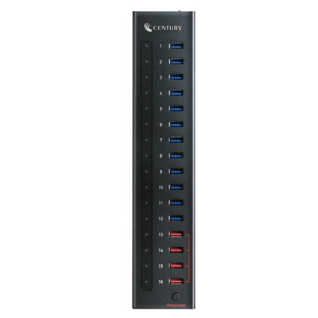 センチュリー USB3.2 Gen1 Hub名人 十六段 CHM-U3P16V2の通販は