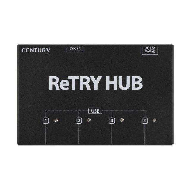 センチュリー　USB3.1 Gen1 対応 4PortHub USBデバイス接続制御アダプタ CENTECH 　CT-USB4HUBV2