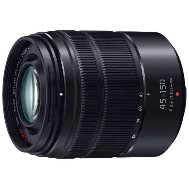 パナソニック　Panasonic　カメラレンズ LUMIX G VARIO 45-150mm/F4.0-5.6 ASPH./MEGA O.I.S. LUMIX ［ マイクロフォーサーズ / ズームレンズ ］ ブラック　LUMIX G VARIO 45-150mm/F4.0-5.6 ASPH./MEGA O.I.S. H-FS45150-KA