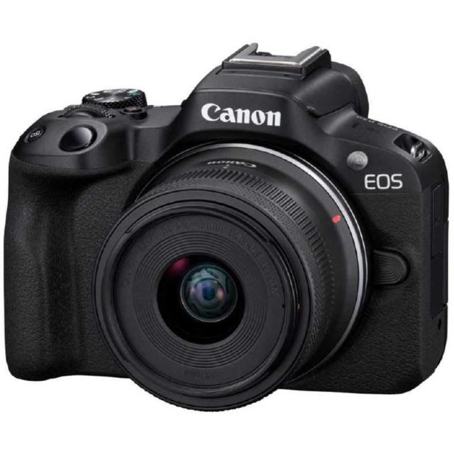 キヤノン　CANON　ミラーレス一眼カメラ　EOS R50 RF-S18-45 IS STMレンズキット ブラック