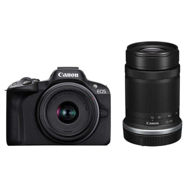 キヤノン　CANON　ミラーレス一眼カメラ　EOS R50 ダブルズームキット ブラック 85,910円