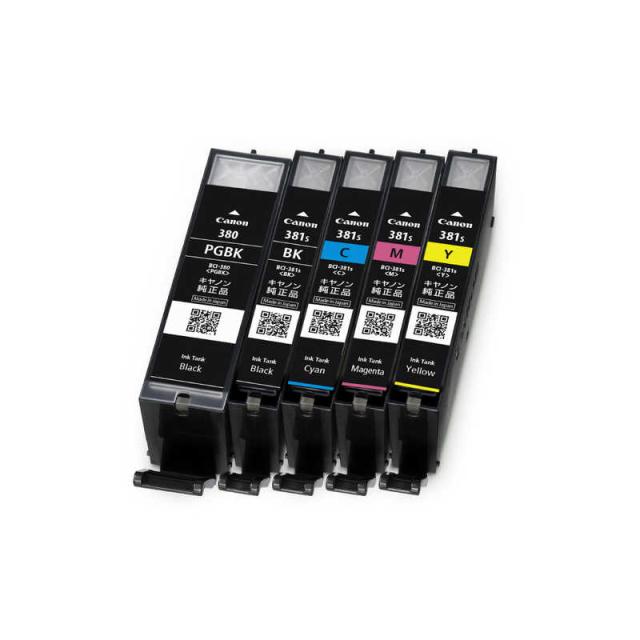 Canon純正プリンターインク 5色パック N) ① canon PIXUS BCI-371+370