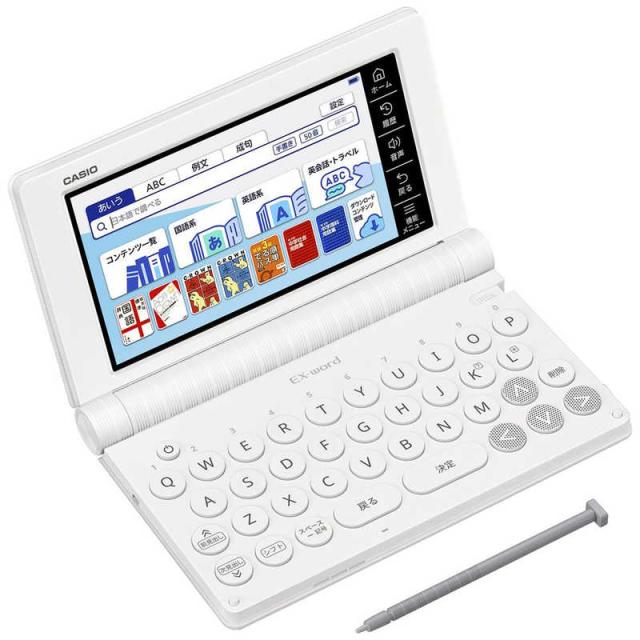 カシオ　CASIO　電子辞書 エクスワード EX-word 中学生モデル 180コンテンツ収録 ホワイト　XD-SA3900WE_2