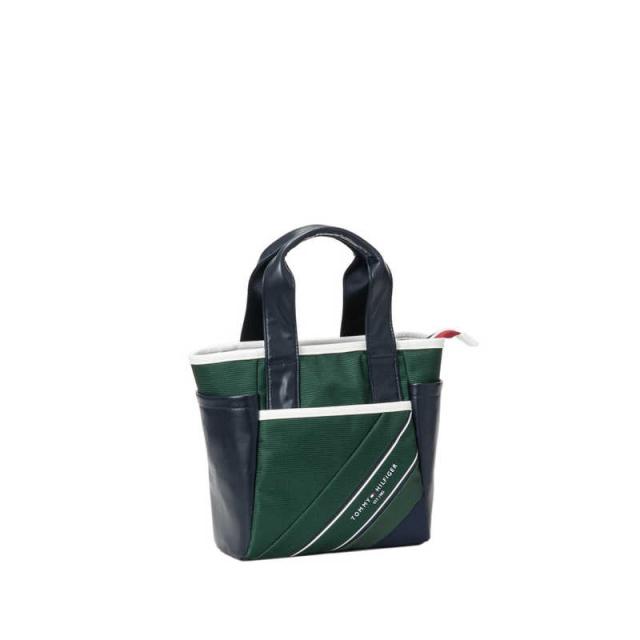 トミーヒルフィガー　25FW ラウンドバッグ エッセンシャル グリーン　THMG5FT7_25FW