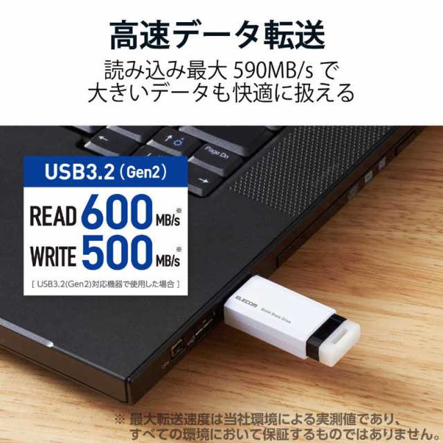 エレコム ELECOM 外付けSSD USB-A接続 PS5/PS4、録画対応(Chrome