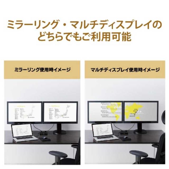 エレコム　ELECOM　HDMI分配器 4K 60P 対応 1入力 4出力 スプリッター ブラック 　VSP-HDP14BK_11