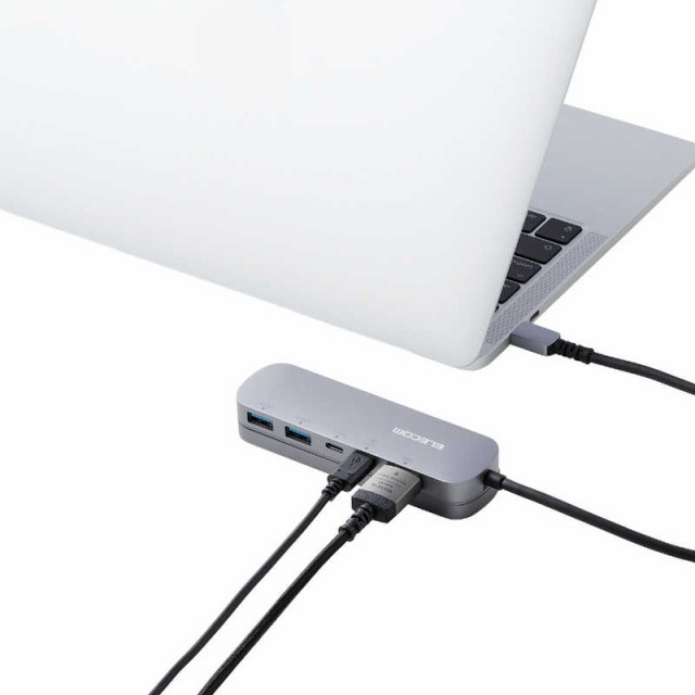 エレコム ELECOM USB Type C ドッキングステーション ハブ 5-in-1 PD 90W出力 USB-C ×2 USB-A ×2 HDMI  ×1 固定用スタンド付 シルバの通販はau PAY マーケット - コジマ au PAY マーケット店 | au PAY マーケット－通販サイト