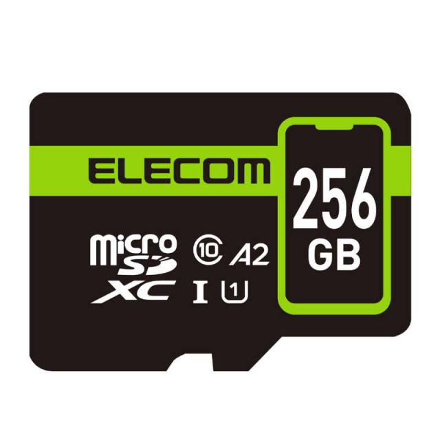 エレコム　ELECOM　MicroSDXCカード (データ復旧サービス2年付) (256GB)　MF-SP256GU11A2Rの通販は 8,192円