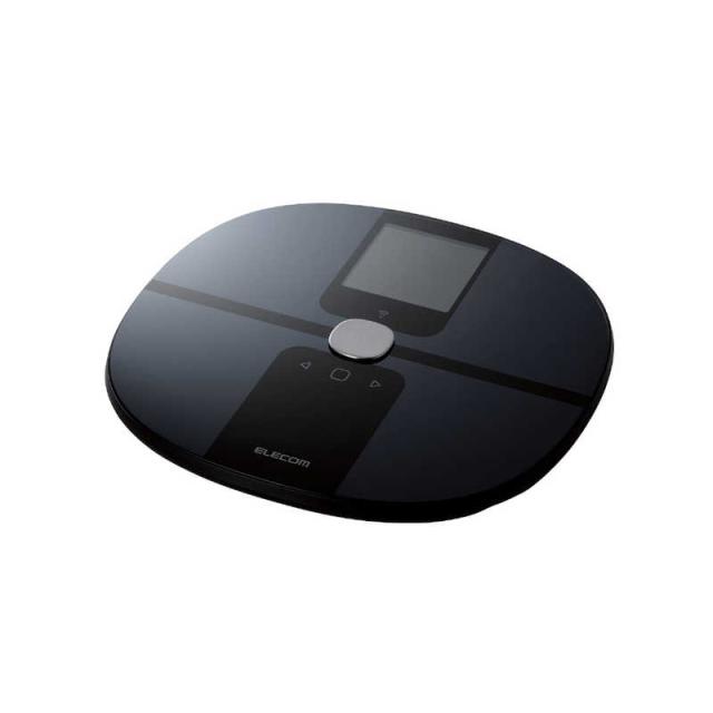 エレコム　ELECOM　体重計 体組成計 自動認識機能付 Wi-Fi スマホ連動 ECLEAR Plus ブラック　HCS-WFS03BKの通販は