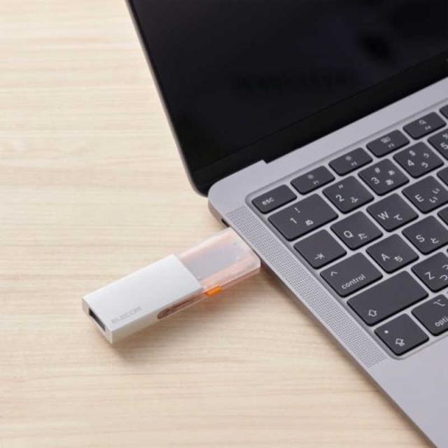 エレコム　ELECOM　SSD 外付け 1TB USB3.2Gen2 読込最大1000MB/秒 USBメモリ型 ポータブルSSD スライド式 高速 耐衝撃 USB Type-C/ USB-A 両対応 シルバー　ESD-EWC1000GSV_13