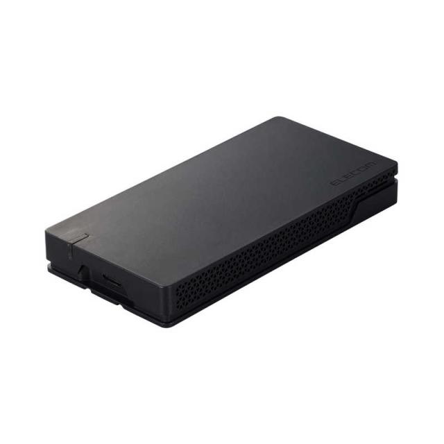 エレコム　ELECOM　外付けSSD 1TB USB4 読出最大3650MB/秒 超高速 耐衝撃 温度検知ファン搭載 ( Win11 Mac PC PS5 等対応 ) セキュリティソフト対応 ブラック　ESD-EHA1000GBK