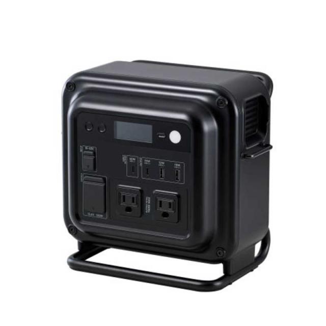 エレコム　ELECOM　ポータブル電源 大容量 192500mAh/712Wh ポータブルバッテリー 小型 軽量 PD 60W アウトドア キャンプ 車中泊 防災 NESTOUT ブラック　DE-NEPS700NBK