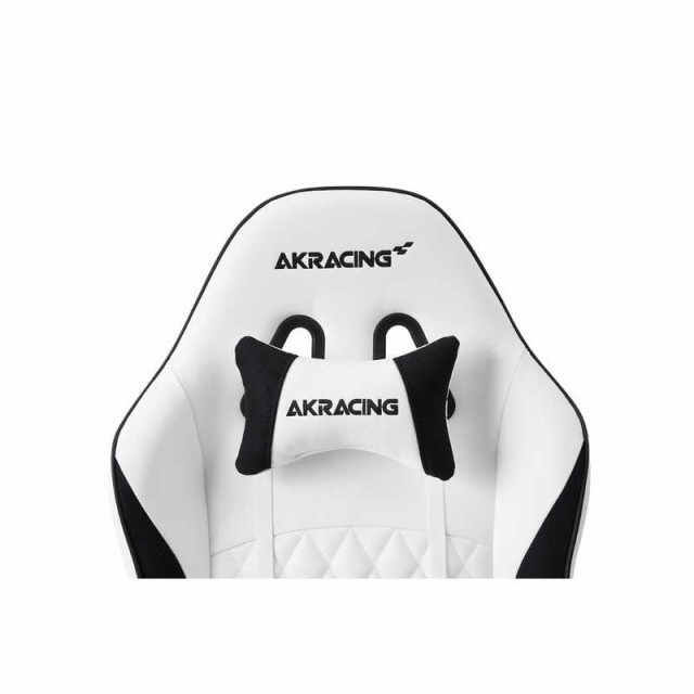 AKRACING AKRacing ゲーミング チェア 小型モデル ホワイト PUレザー AKR-PINON-WHITE 素晴らしい 