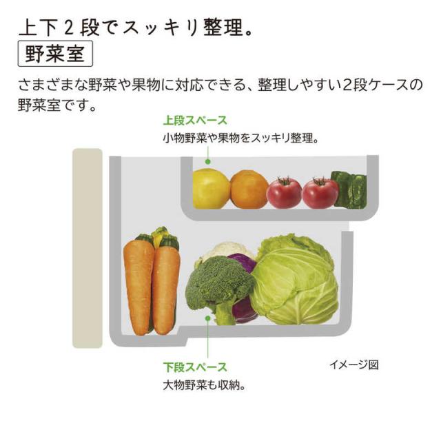 日立 HITACHI 冷蔵庫 3ドア 265L 右開き シンプルデザイン スリム 幅